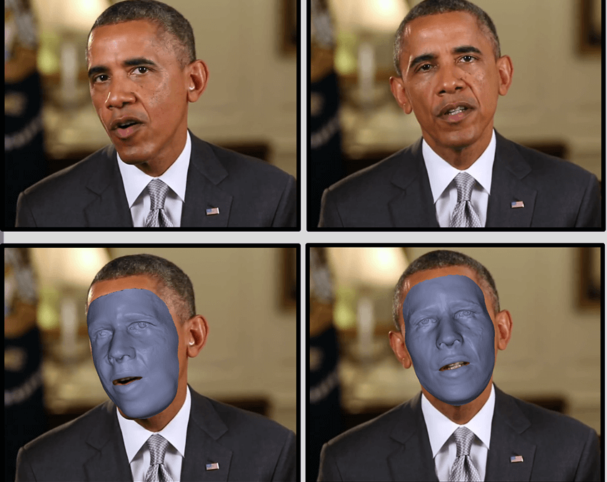 Realistische 3D Gesichtsrekonstruktion vom Standard-Video